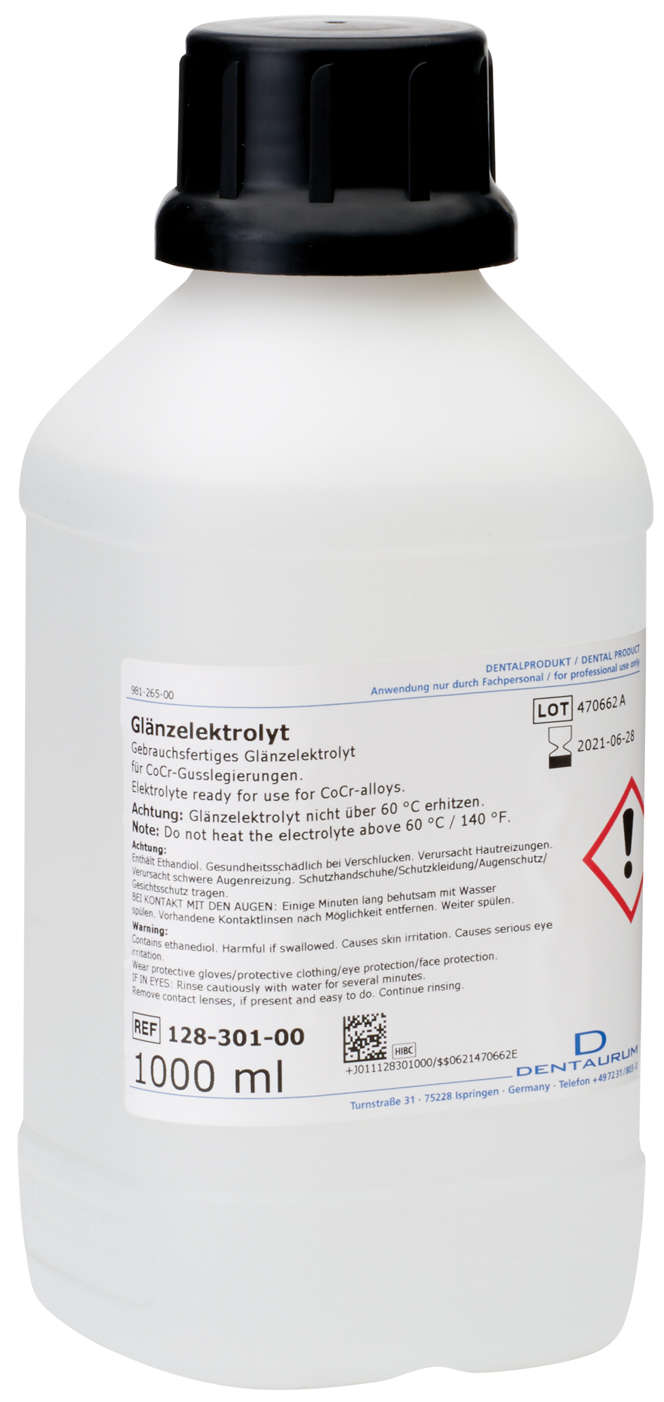 ELECTROLYTIC POLISHING SOLUTION WHW